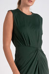 Elan Dark Green Maxi Dress