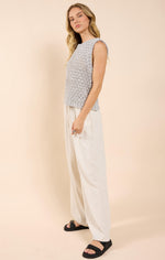 Sadie & Sage Sky Grey Sleeveless Sweater Vest