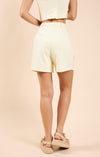 Sadie & Sage Butter Front Pleated Shorts