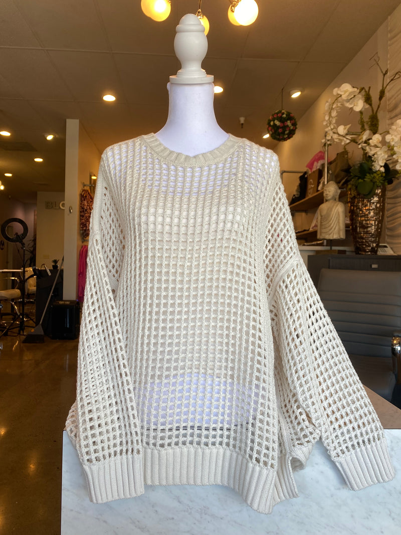 Splendid Knit Moonstone L/s Sweater