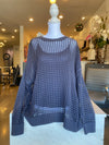 Splendid Knit Ash Navy L/s Sweater