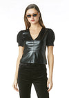 Tart Harper Vegan Leather Shelled Top