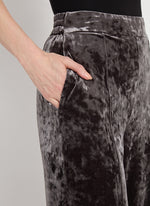 Lysse Shay Crushed Silver Velvet Pants