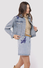 Sadie & Sage Embroidered Denim Jacket