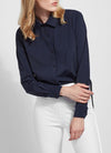 Lysse Connie Button Down Navy