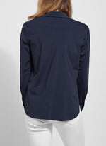 Lysse Connie Button Down Navy