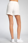 Elan White Drawstring Shorts